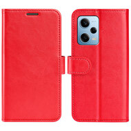 Xiaomi Redmi Note 12 Pro 5G Hoesje - MobyDefend Wallet Book Case (Sluiting Achterkant) - Rood
