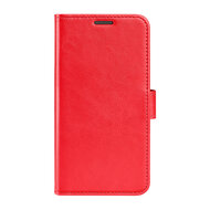 Xiaomi 13 Hoesje, MobyDefend Wallet Book Case (Sluiting Achterkant), Rood
