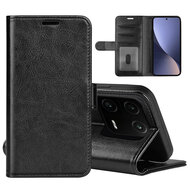 Xiaomi 13 Pro Hoesje, MobyDefend Wallet Book Case (Sluiting Achterkant), Zwart