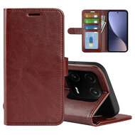 Xiaomi 13 Pro Hoesje - MobyDefend Wallet Book Case (Sluiting Achterkant) - Bruin