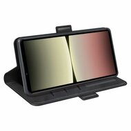 Sony Xperia 10 V Hoesje - MobyDefend Luxe Wallet Book Case (Sluiting Zijkant) - Zwart