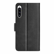Sony Xperia 10 V Hoesje - MobyDefend Luxe Wallet Book Case (Sluiting Zijkant) - Zwart