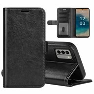 Nokia G22 Hoesje - MobyDefend Wallet Book Case (Sluiting Achterkant) - Zwart