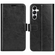 Samsung Galaxy A34 Hoesje - MobyDefend Wallet Book Case (Sluiting Achterkant) - Zwart