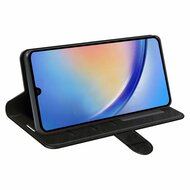 Samsung Galaxy A34 Hoesje - MobyDefend Wallet Book Case (Sluiting Achterkant) - Zwart