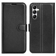 Samsung Galaxy A34 Hoesje, MobyDefend Kunstleren Wallet Book Case (Sluiting Voorkant), Zwart