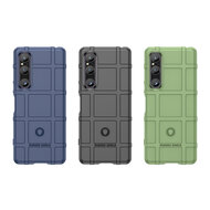 Sony Xperia 1 V Hoesje, Rugged Shield TPU Gelcase, Zwart