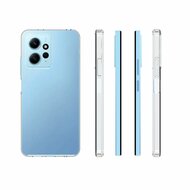 Xiaomi Redmi Note 12 4G Hoesje, MobyDefend Transparante TPU Gelcase, Volledig Doorzichtig