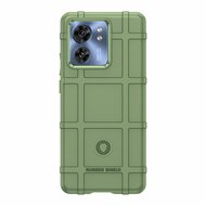 Motorola Edge 40 Hoesje - Mobydefend Rugged Shield TPU Backcover - Groen