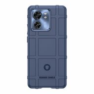 Motorola Edge 40 Hoesje - Mobydefend Rugged Shield TPU Backcover - Blauw