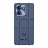 Motorola Edge 40 Hoesje, Rugged Shield TPU Gelcase, Blauw