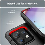 Motorola Edge 40 Pro Hoesje - Mobydefend Rugged Shield TPU Backcover - Zwart