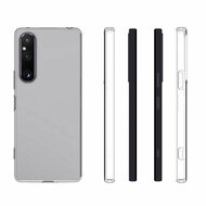 Sony Xperia 1 V Hoesje - MobyDefend Transparante TPU Backcover - Volledig Doorzichtig