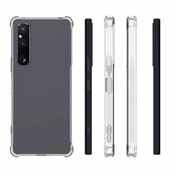Sony Xperia 1 V Hoesje - MobyDefend Transparante Shockproof TPU Backcover - Verstevigde Hoeken - Volledig Doorzichtig