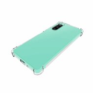 Sony Xperia 10 V Hoesje, MobyDefend Transparante Shockproof TPU Gelcase, Verstevigde Hoeken, Volledig Doorzichtig