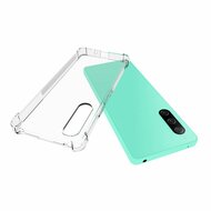 Sony Xperia 10 V Hoesje - MobyDefend Transparante Shockproof TPU Backcover - Verstevigde Hoeken - Volledig Doorzichtig