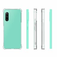 Sony Xperia 10 V Hoesje - MobyDefend Transparante Shockproof TPU Backcover - Verstevigde Hoeken - Volledig Doorzichtig