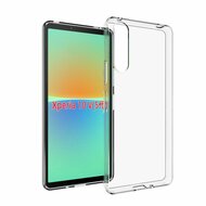 Sony Xperia 10 V Hoesje, MobyDefend Transparante TPU Gelcase, Volledig Doorzichtig