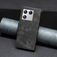 Xiaomi 13 Hoesje - MobyDefend Wallet Book Case Met Koord - Zwart