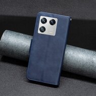 Xiaomi 13 Hoesje - MobyDefend Wallet Book Case Met Koord - Blauw