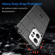 Xiaomi Redmi Note 12 4G Hoesje - Mobydefend Rugged Shield TPU Backcover - Groen