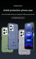 Xiaomi Redmi Note 12 4G Hoesje, Rugged Shield TPU Gelcase, Blauw