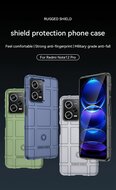 Xiaomi Redmi Note 12 Pro 5G Hoesje, Rugged Shield TPU Gelcase, Zwart