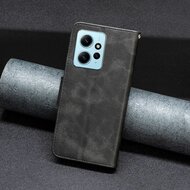 Xiaomi Redmi Note 12 Pro 5G Hoesje - MobyDefend Wallet Book Case Met Koord - Zwart