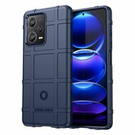 Xiaomi Redmi Note 12 Pro Plus 5G Hoesje, Rugged Shield TPU Gelcase, Blauw