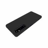 Sony Xperia 1 V Hoesje, MobyDefend  TPU Gelcase, Mat Zwart