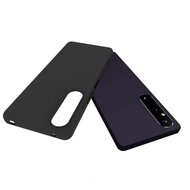 Sony Xperia 1 V Hoesje - MobyDefend TPU Backcover - Mat Zwart