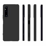 Sony Xperia 1 V Hoesje - MobyDefend TPU Backcover - Mat Zwart