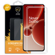 2-Pack OnePlus Nord 3 Screenprotectors - MobyDefend Case-Friendly Screensavers - Gehard Glas
