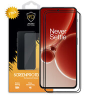 2-Pack OnePlus Nord 3 Screenprotectors - MobyDefend Screensavers Met Zwarte Randen - Gehard Glas