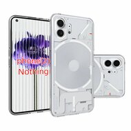 Nothing Phone (2) Hoesje - MobyDefend Transparante TPU Backcover - Volledig Doorzichtig