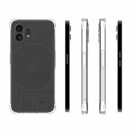 Nothing Phone (2) Hoesje - MobyDefend Transparante Shockproof TPU Backcover - Verstevigde Hoeken - Volledig Doorzichtig