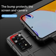 Xiaomi Redmi Note 12 Pro 4G Hoesje, Rugged Shield TPU Gelcase, Zwart