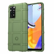 Xiaomi Redmi Note 12 Pro 4G Hoesje, Rugged Shield TPU Gelcase, Groen