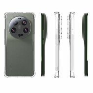 Xiaomi 13 Ultra Hoesje - MobyDefend Transparante Shockproof TPU Backcover - Verstevigde Hoeken - Volledig Doorzichtig