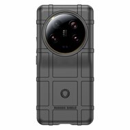 Xiaomi 13 Ultra Hoesje - Mobydefend Rugged Shield TPU Backcover - Zwart