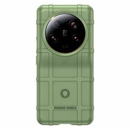 Xiaomi 13 Ultra Hoesje - Mobydefend Rugged Shield TPU Backcover - Groen