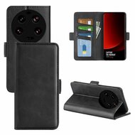 Xiaomi 13 Ultra Hoesje, MobyDefend Luxe Wallet Book Case (Sluiting Zijkant), Zwart