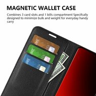 Xiaomi 13 Ultra Hoesje, MobyDefend Kunstleren Wallet Book Case (Sluiting Voorkant), Zwart