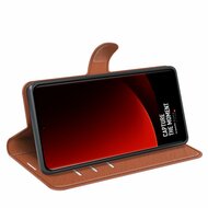Xiaomi 13 Ultra Hoesje - MobyDefend Kunstleren Wallet Book Case (Sluiting Voorkant) - Bruin