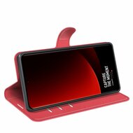 Xiaomi 13 Ultra Hoesje - MobyDefend Kunstleren Wallet Book Case (Sluiting Voorkant) - Rood