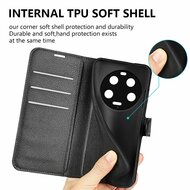 Xiaomi 13 Ultra Hoesje - MobyDefend Wallet Book Case (Sluiting Achterkant) - Bruin