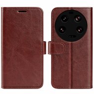 Xiaomi 13 Ultra Hoesje - MobyDefend Wallet Book Case (Sluiting Achterkant) - Bruin