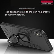 Nothing Phone (2) Hoesje - MobyDefend Dubbelgelaagde Pantsercase Met Standaard - Zwart