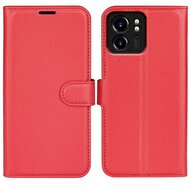 Motorola Edge 40 Hoesje - MobyDefend Kunstleren Wallet Book Case (Sluiting Voorkant) - Rood