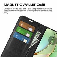 Motorola Edge 40 Hoesje - MobyDefend Kunstleren Wallet Book Case (Sluiting Voorkant) - Rood